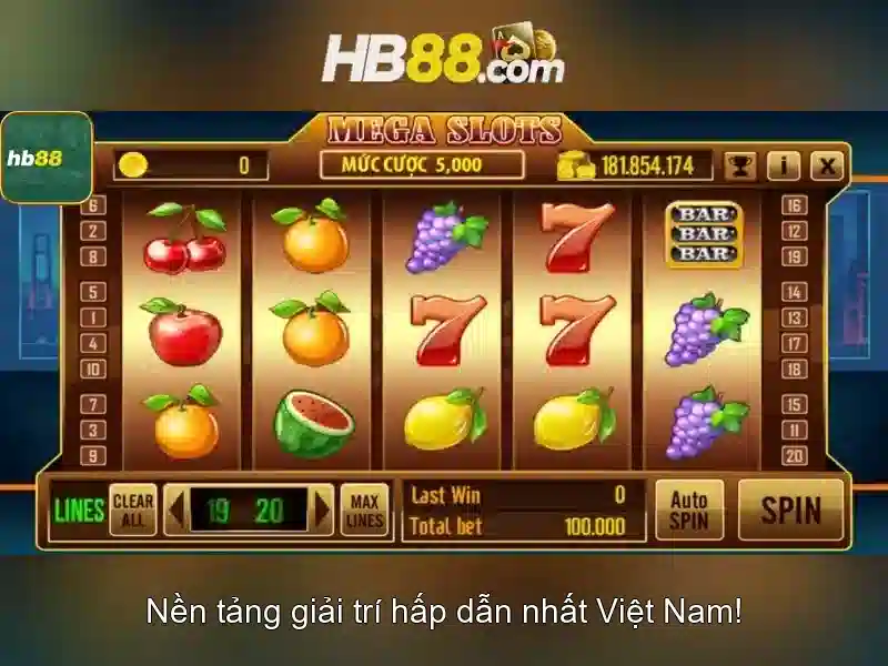 trải nghiệm Slot