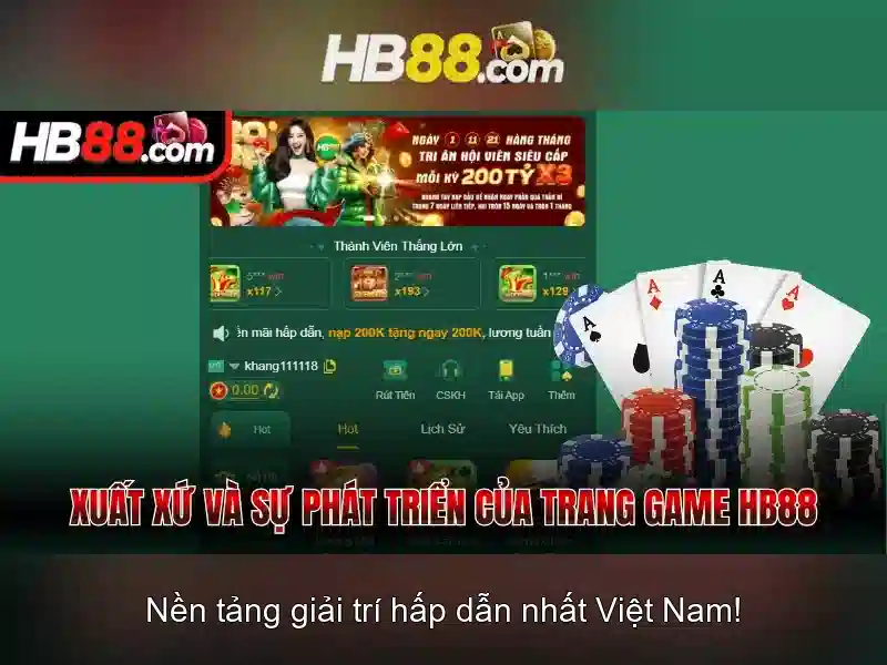 hb88 hiện đang mở slot mới nhất