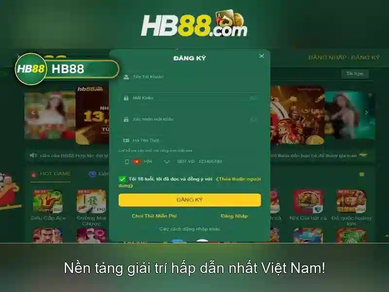 Tựa game Slot HB88
