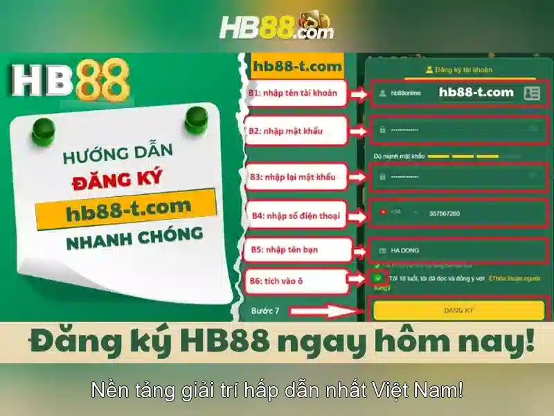Hướng Dẫn Đăng Ký HB88